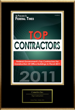 Top Federal Contractor. As published by the Federal Times. 